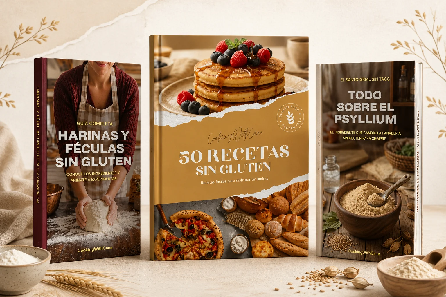 50 Recetas Sin Gluten + 2 Bonus incluidos